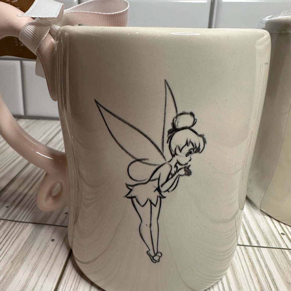 Brand new with tags Disney Rae Dunn tinkerbell coffee mug set